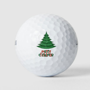 Balles De Golf Golf Christmas Tree Joyeux Noël