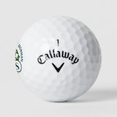 Balles De Golf Golf Club Nom Modern Monogramme (Logo)
