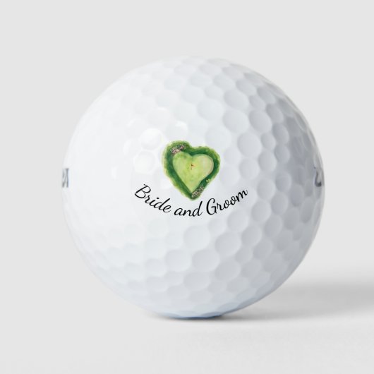 Balles De Golf Golf course heart shape  (Devant)