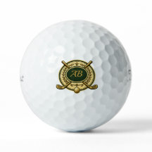 Golf Crest Initiales Personnalisées