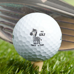 Balles De Golf Golf de A à Z, Zèbre