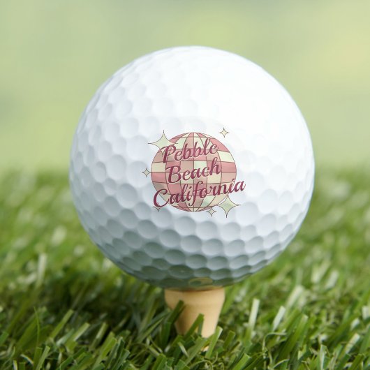 Balles De Golf Golf de Pebble Beach California Golf