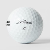 Balles De Golf Golf drôle pour hommes blancs (Logo)