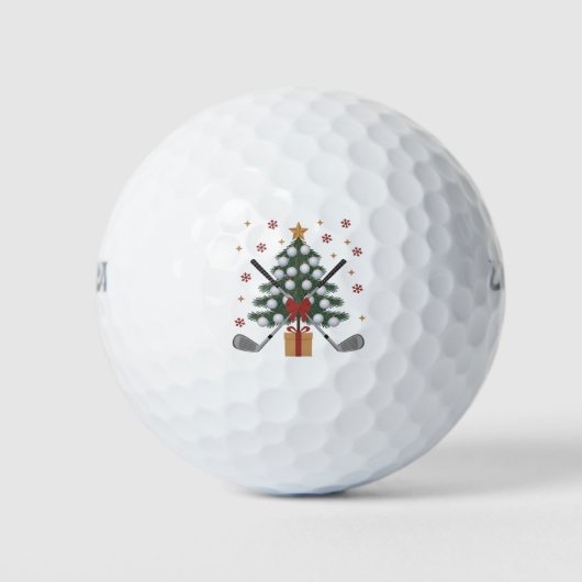 Balles De Golf Golf Equipment Christmas Tree Christmas Golf (Devant)