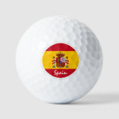Balles De Golf Golf Espagne & drapeau espagnol / Golf Ball (Recto)