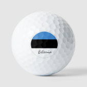 Balles De Golf Golf Estonie & Drapeau estonien / Golf Ball (Recto)