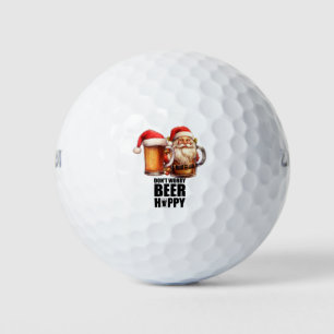 Balles De Golf Golf et bière pour Noël