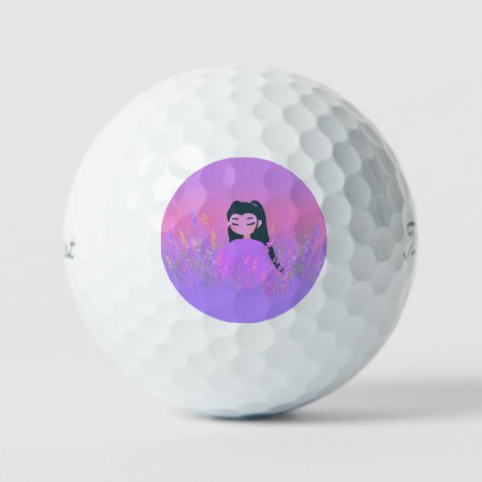 Balles De Golf Golf Girl Lavender Daydream (Recto)