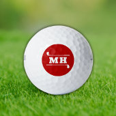 Balles De Golf Golf Initiales Classique Préparatoire Athlétique G