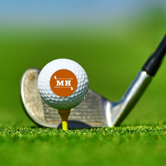 Balles De Golf Golf Initiales Classique Préparatoire Athlétique O