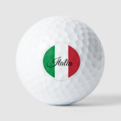 Balles De Golf Golf Italie & Drapeau Italien / Golf Ball (Recto)