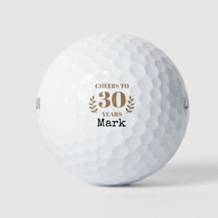 Balles De Golf Golf Joyeux 30e anniversaire pour golfeur