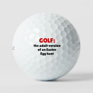 Balles De Golf GOLF : la version adulte d'une chasse aux oeufs de