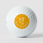 Balles De Golf Golf Lucky Ball avec son nom (Recto)