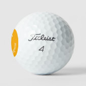Balles De Golf Golf Lucky Ball avec son nom (Logo)