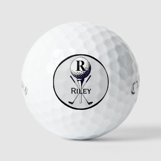 Balles De Golf Golf Monogrammed Golf Boules de golf (Recto)