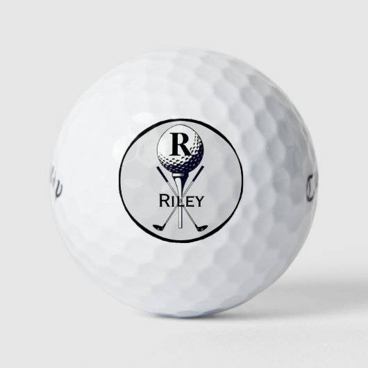 Balles De Golf Golf Monogrammed Golf Boules de golf (Devant)