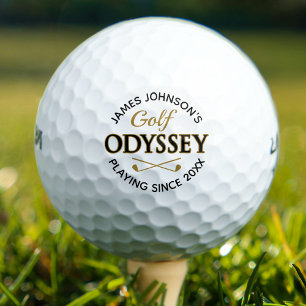 Balles De Golf Golf Odyssey Nom personnalisé Amusement