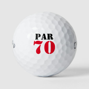 Balles De Golf Golf Par 70 mot pour golfeur 70e anniversaire