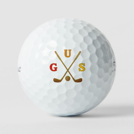 Balles De Golf Golf Player Initials | three-letter nick name (Recto)
