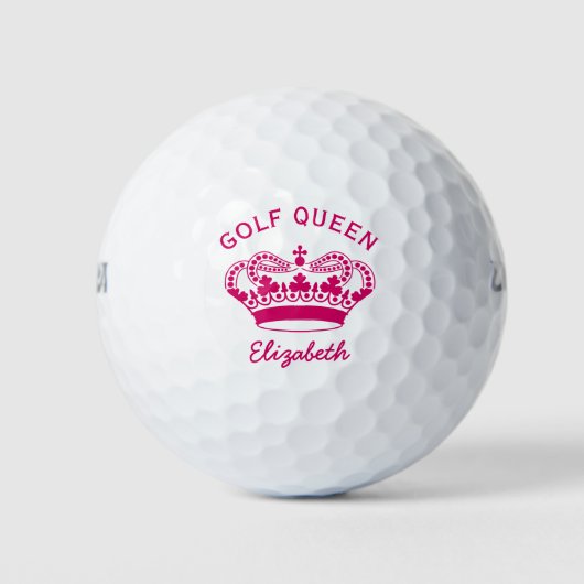 Balles De Golf Golf Queen Hot rose Couronne (Devant)