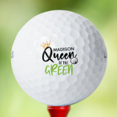 Balles De Golf Golf Queen Of The Green Funny Moderne Personnalisé