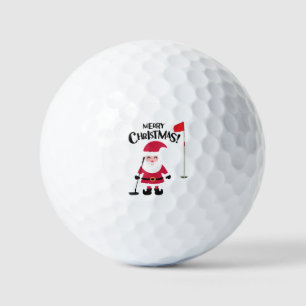 Balles De Golf Golf Santa Claus golfer Joyeux Noël