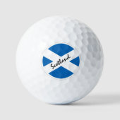 Balles De Golf Golf Scotland & Scottish Flag / Golf Ball (Recto)
