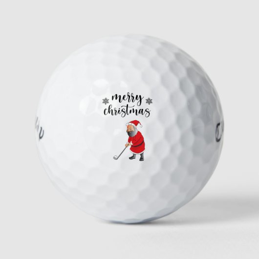 Balles De Golf Golf Séjour Joyeux avec Noël Noël (Devant)