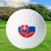 Balles De Golf Golf Slovaquie & Slovaquie Drapeau / Golf Ball