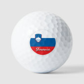 Balles De Golf Golf Slovénie & Drapeau slovène / Golf Ball (Recto)
