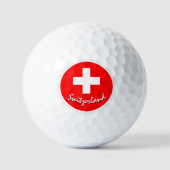 Balles De Golf Golf Suisse & Swiss Flag / Golf Ball (Recto)