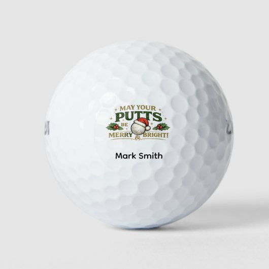 Balles De Golf Golf sur le thème de Noël (Devant)