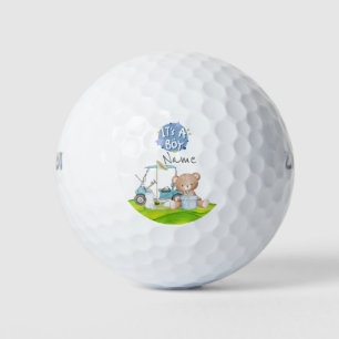 Balles De Golf Golf Teddy Bear It's Boy for Baby shower