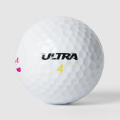 Balles De Golf Golf Typographie Moderne Initiales Monogramme Élég (Logo)