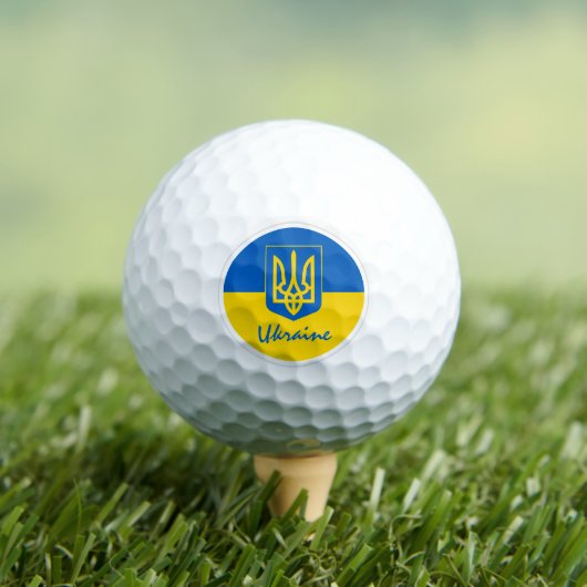 Balles De Golf Golf Ukraine & drapeau ukrainien / Bal de golf (T-shirt Insitu)