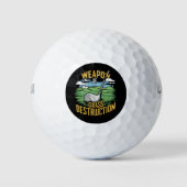 Balles De Golf Golf Weapon of Grass Destruction Art (Devant)