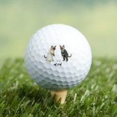 Balles De Golf Golf Wedding themed for Cat Lovers Bride and Groom (T-shirt Insitu)