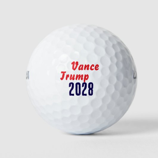 Balles De Golf Golfbaslls Vance/Trump 2028 (Devant)