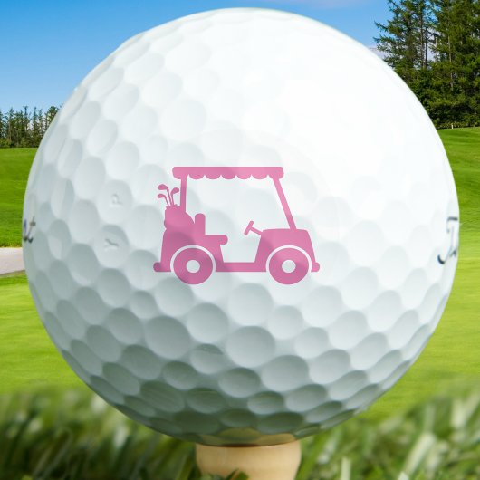 Balles De Golf Golfer Golf Player Panier Chic Rose Sports Cool