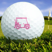 Balles De Golf Golfer Golf Player Panier Chic Rose Sports Cool