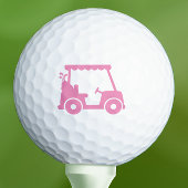 Balles De Golf Golfer Golf Player Panier Chic Rose Sports Cool