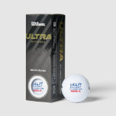 Balles De Golf Golfer Lost Ball Funny avec nom (Emballage)