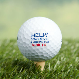 Balles De Golf Golfer Lost Ball Funny avec nom