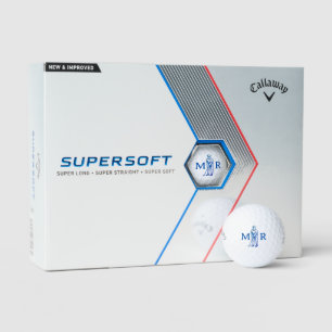 Balles De Golf Golfer Man Jouer Golf Monogramme