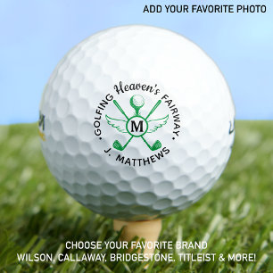 Balles De Golf Golfer Memorial Golfing Heaven Angel Wings
