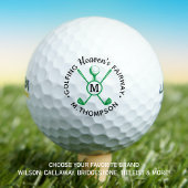 Balles De Golf Golfer Memorial Golfing Heaven Personnalisé