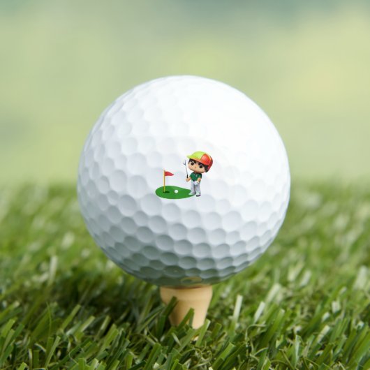 Balles De Golf Golfer Putting Custom Value Golf Ball (T-shirt Insitu)