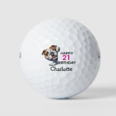 Balles De Golf Golfers amateurs de bouledogues (Devant)