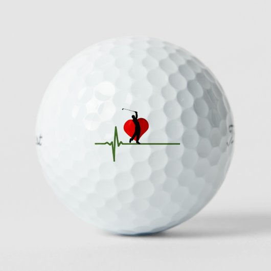 Balles De Golf Golfer's Heartbeat Golf Balls (Recto)